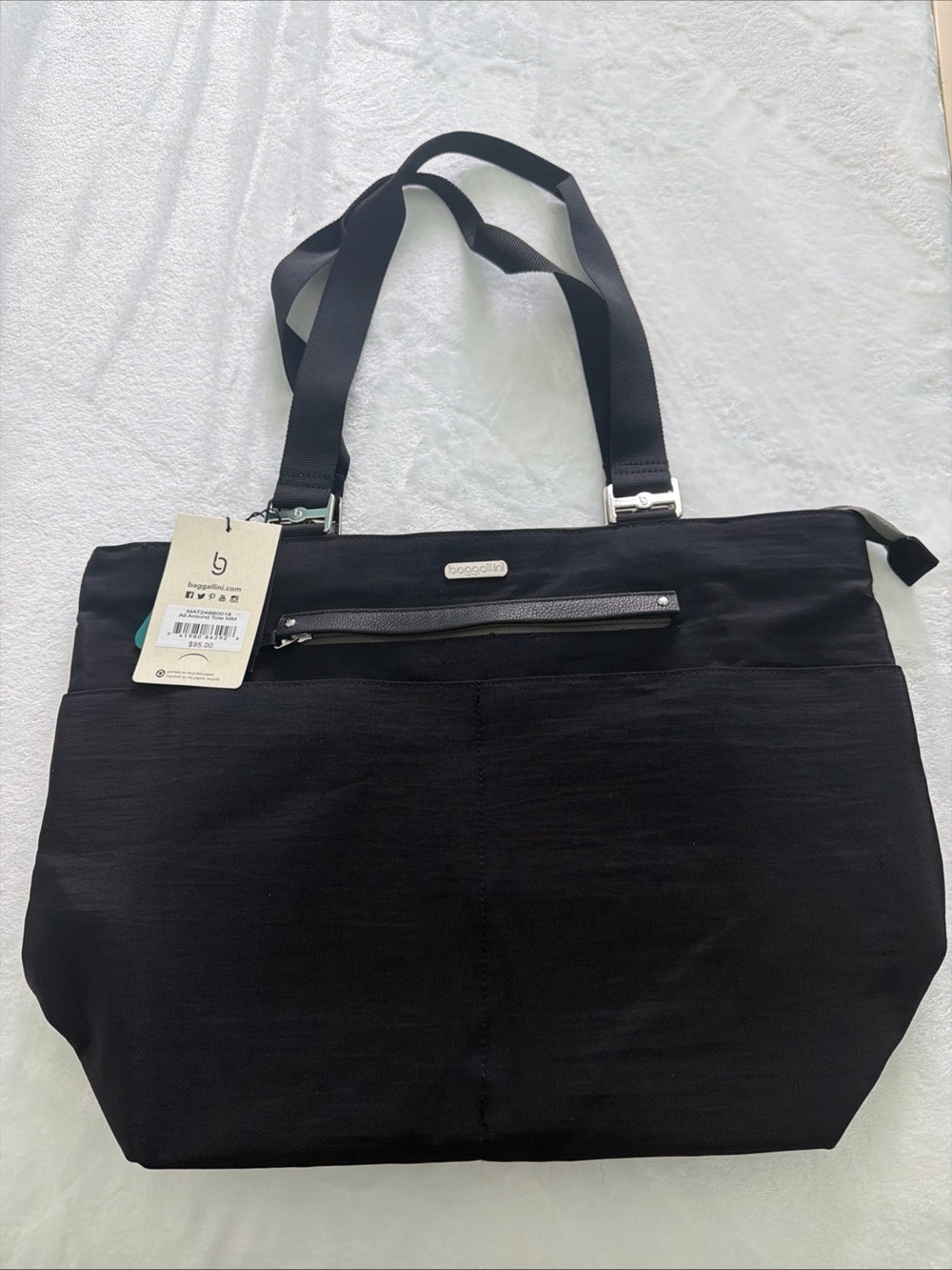 Baggallini All Around Tote MM Black